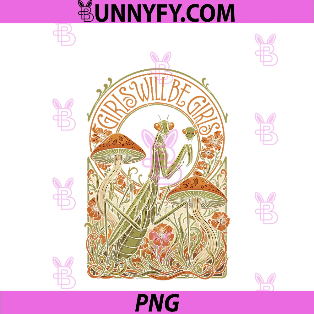 Funny Girls PNG, Praying Mantis PNG