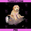 Goldendoodle Smoking Meme PNG, Funny Smoking Dog Cigarette PNG