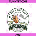 Funny Golf Hot Dog Turn PNG, Snack Fairway Humor Mood PNG