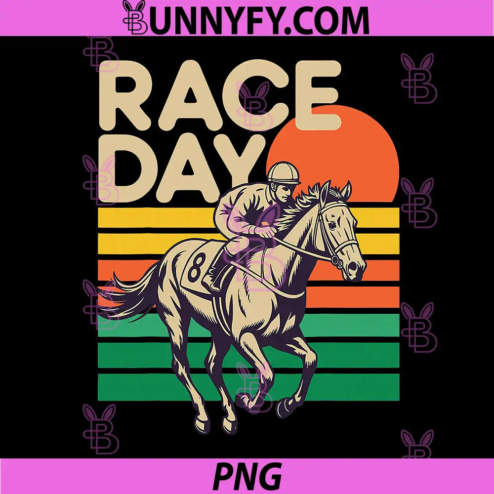 Race Day PNG, Horse Racing Design PNG, Horse Racing PNG