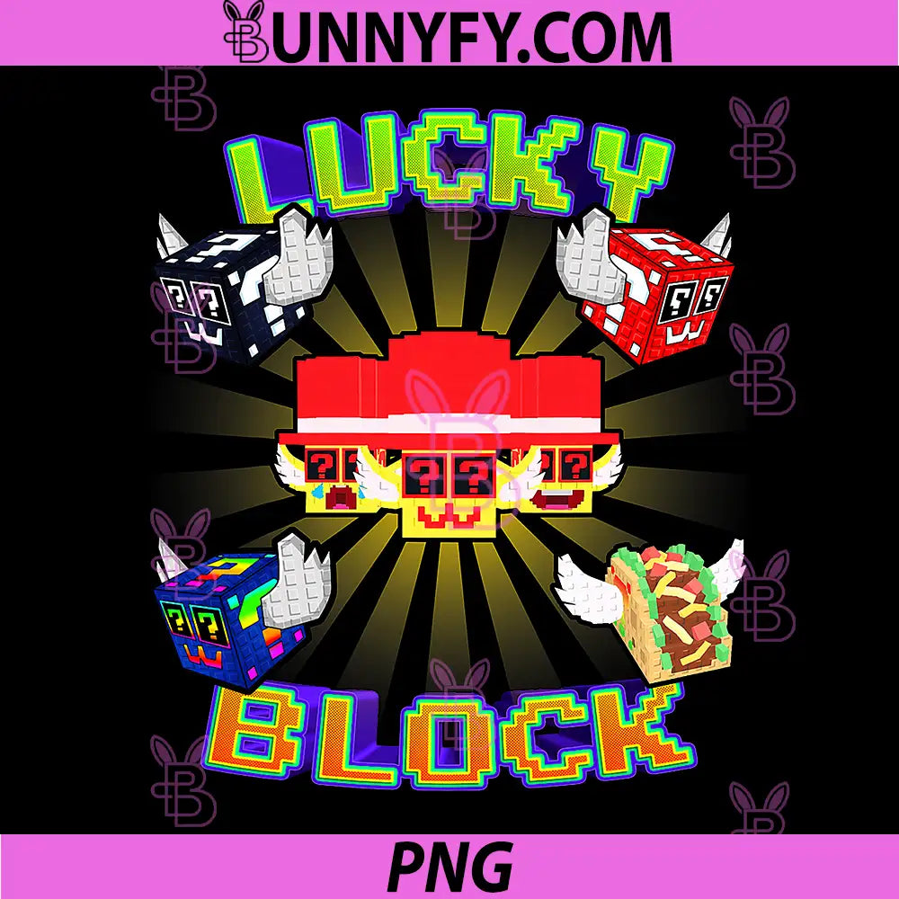 Funny Lucky Block PNG, Italian Brainrot Meme PNG