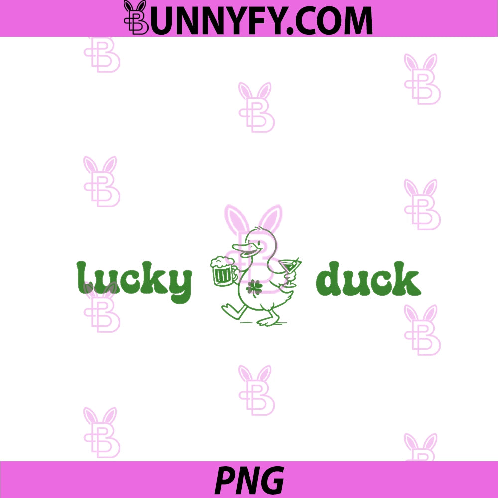 Funny Lucky Duck PNG, St Patricks Day Irish Baby PNG