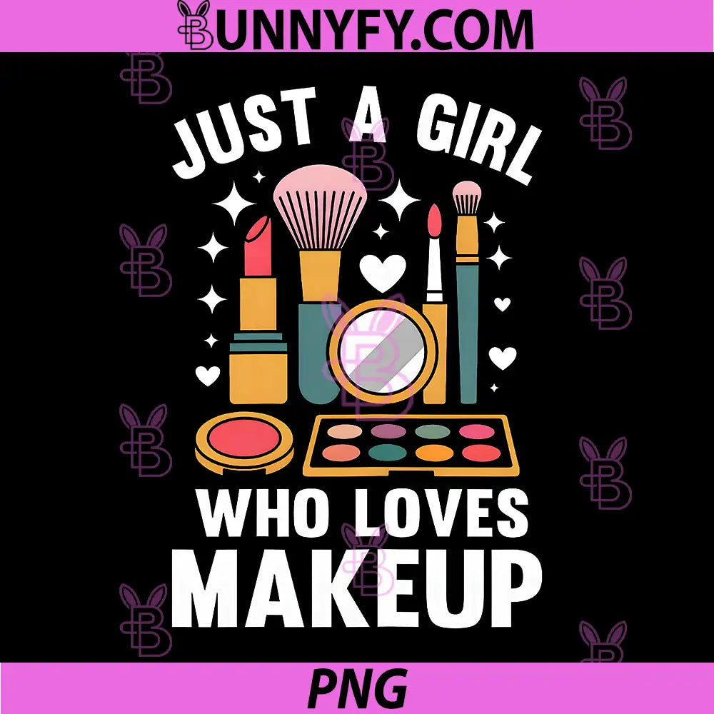Funny Makeup PNG, Artist Girl Who Loves Makeup PNG