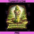 Ferreto Greeno AsparagusoNi Meme PNG, Funny Asparagus Ferret Art PNG