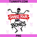 Funny Party Dancing Humor Music PNG, Festival Shake Your Bones PNG