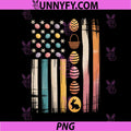 Funny Easter American Flag PNG, Easter Eggs PNG