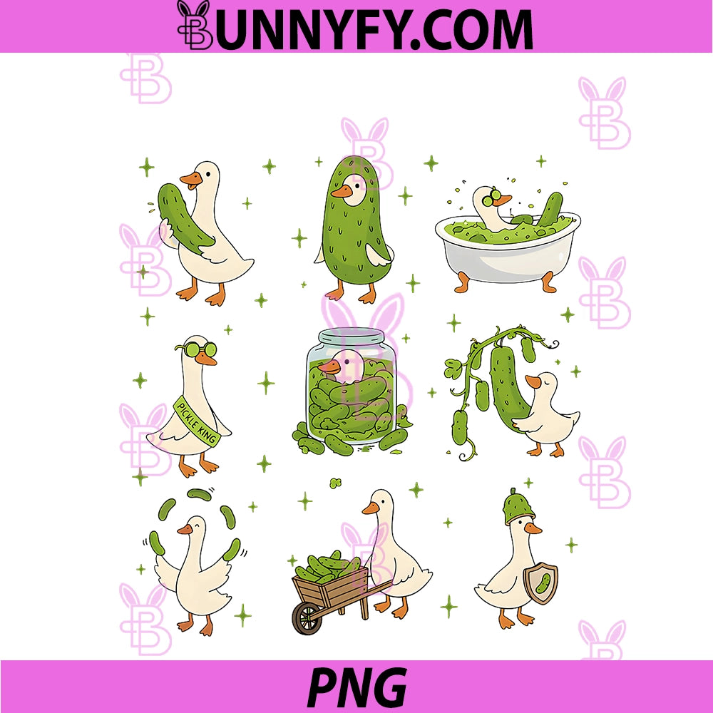 Funny Pickle PNG, Lover Silly Goose PNG