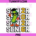 Funny Pickle Senior 2026 PNG, Graduation Cartoon Design PNG