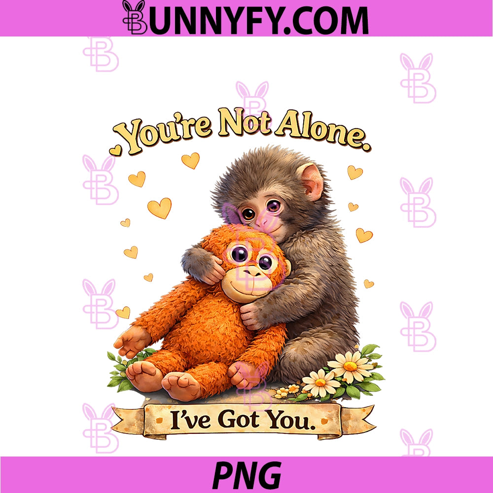 Funny Punch Baby Monkey PNG, Cute Family PNG