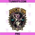 Funny Rock On PNG, Cat Playing Electric Guitar Heavy Metal PNG