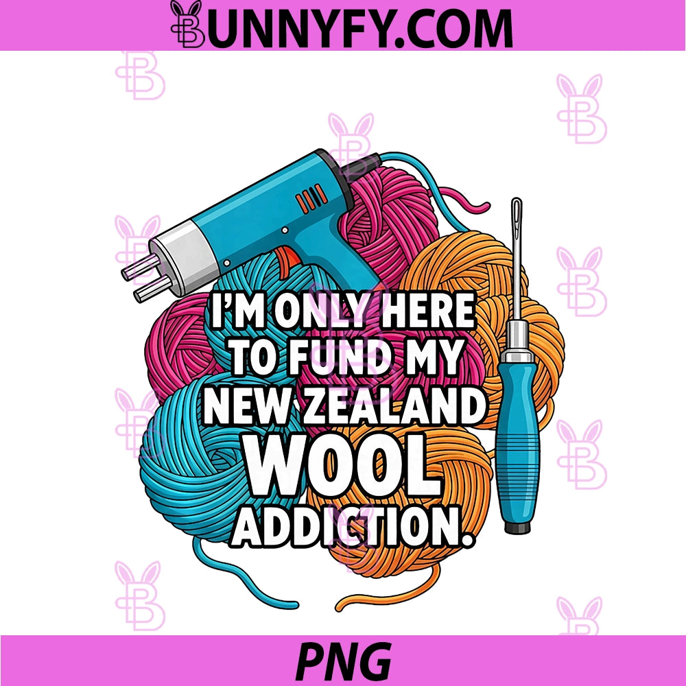 Funny Rug Tufting Gun PNG, New Zealand Wool Addiction PNG