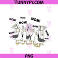Funny Seagull Mom PNG, Mom Ocean Life Mother's Day Bird Animal PNG