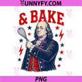 Funny Shake and Bake PNG, 4th of July Couple Matching PNG