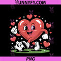 Funny Soccer Heart 67 PNG, Meme Valentine's Day PNG