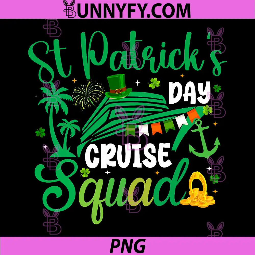 Funny St. Patrick’s Day PNG, Cruise Vacation Group PNG