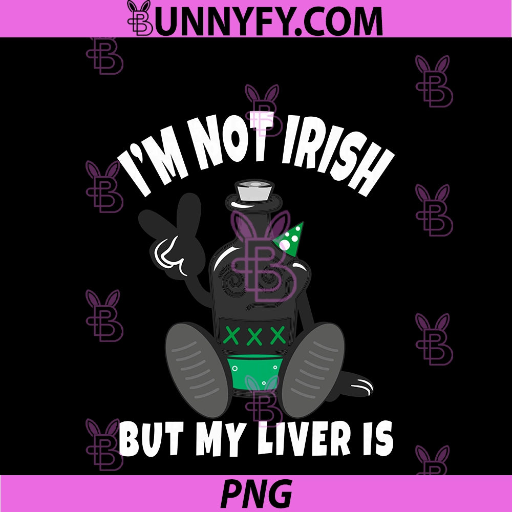 Funny St Patrick's Day PNG, Drinking Meme Irish Liver Pun PNG