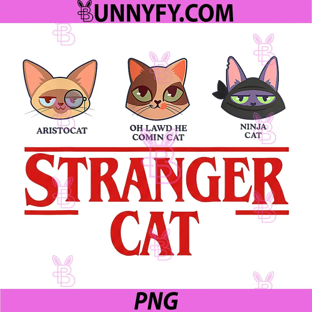 Strange Cats PNG, Retro Cat Things Cat Lover PNG
