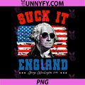 Funny Suck It England PNG, 4th of July George Washington 1776 PNG