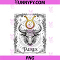 Funny Taurus PNG, Zodiac Sign April May Birthday PNG