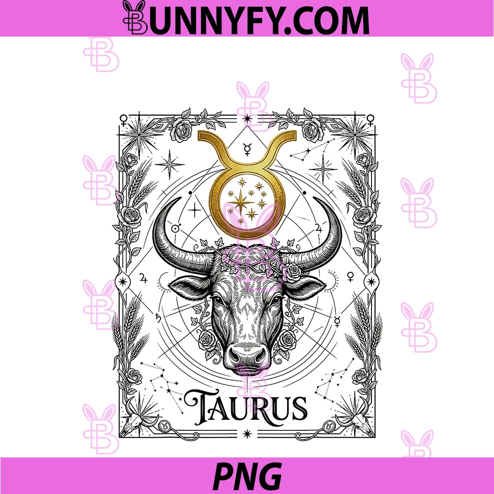 Funny Taurus PNG, Zodiac Sign April May Birthday PNG