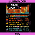 Funny Teacher Student Science PNG, Can i Lick it Periodic Table PNG