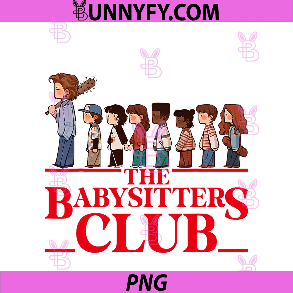 Funny The Baby Sitters Club Retro PNG, Friends Men Women PNG