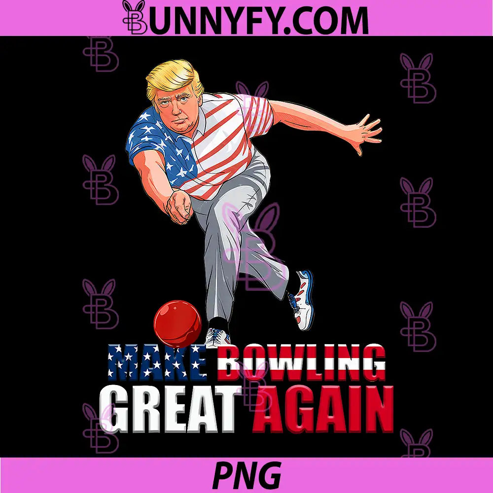 Funny Trump Bowling PNG, Make Bowling Great Again PNG