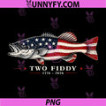 Funny Two Fiddy Fishing PNG, 250th Anniversary Patriotic PNG