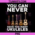 Funny Ukulele Art PNG, Small Guitar Ukulele Players PNG