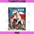 Funny Unicorn Kaiju Monster Japanese Fuji PNG, Temple Performance PNG