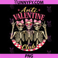 Funny Valentine's Day PNG, Friends Anti Valentine Club PNG