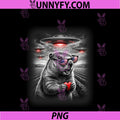 Funny Valentines Groundhog PNG, Heart Selfie Alien UFO USA Flag PNG