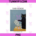 Funny Van Gogh No Ice Version PNG, Cat Meme Graphic PNG