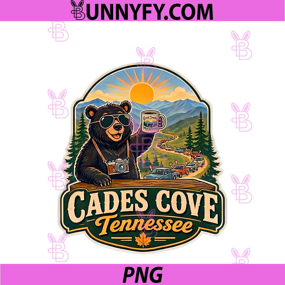 Funny Waving Cades Cove PNG, Bear Great Smoky Mountains PNG