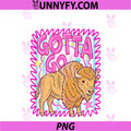 Funny Western Bison Gotta Go PNG, Buffalo Rodeo Summer Vibes PNG
