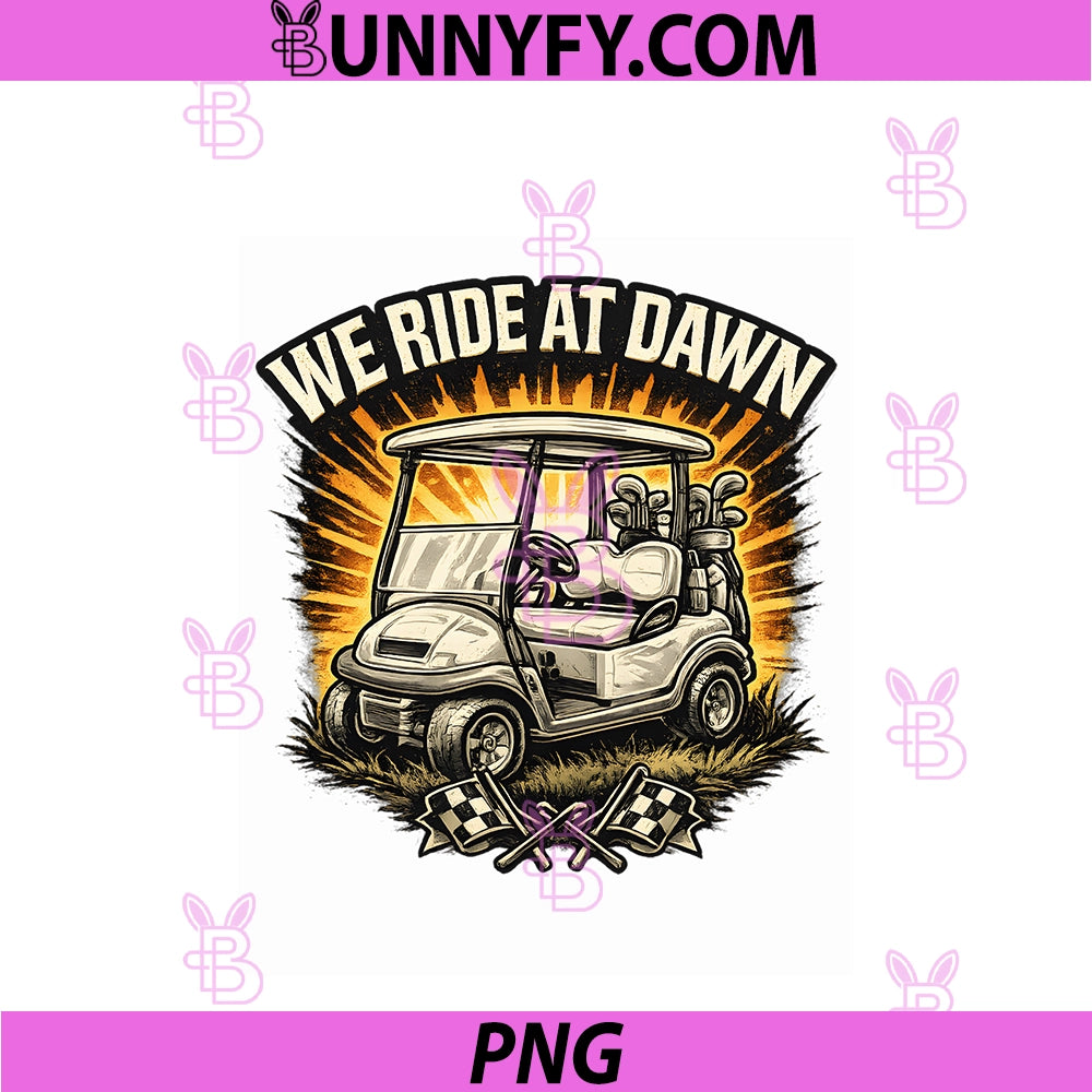 Funny Wild Golf Cart Cartoon PNG, Humor Chasing Pars Golfing PNG
