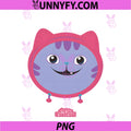 Gabby’s Dollhouse PNG, DJ Catnip Smile PNG