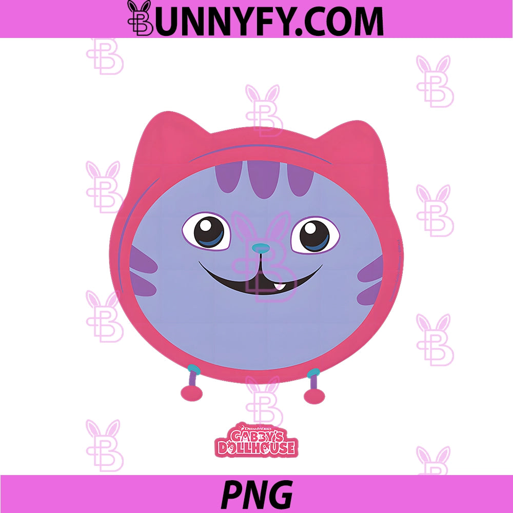 Gabby’s Dollhouse PNG, DJ Catnip Smile PNG