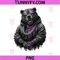 Gangster Bear Tattoo Hip Hop PNG, Animal Punk Rap Urban PNG