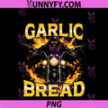Garlic Bread PNG, Reaper Biker Riding Motorcycle Bootleg Funny PNG
