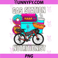 Gas Station Nutritionist PNG, Funny Bikepacking Gravel Bike PNG