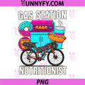 Gas Station Nutritionist PNG, Funny Bikepacking Gravel Bike PNG