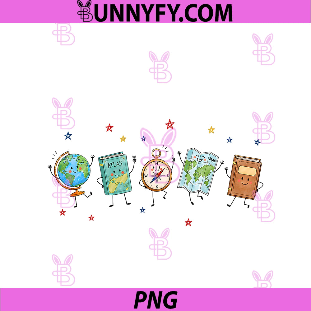 Geography Teacher Doodle PNG, Characters Back To School Students PNG
