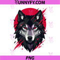 Geometric Wolf Head Red PNG, Circle Japan Tokyo Japanese PNG