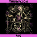 George America 250 Years PNG, Anniversary Drummer 4th of July PNG