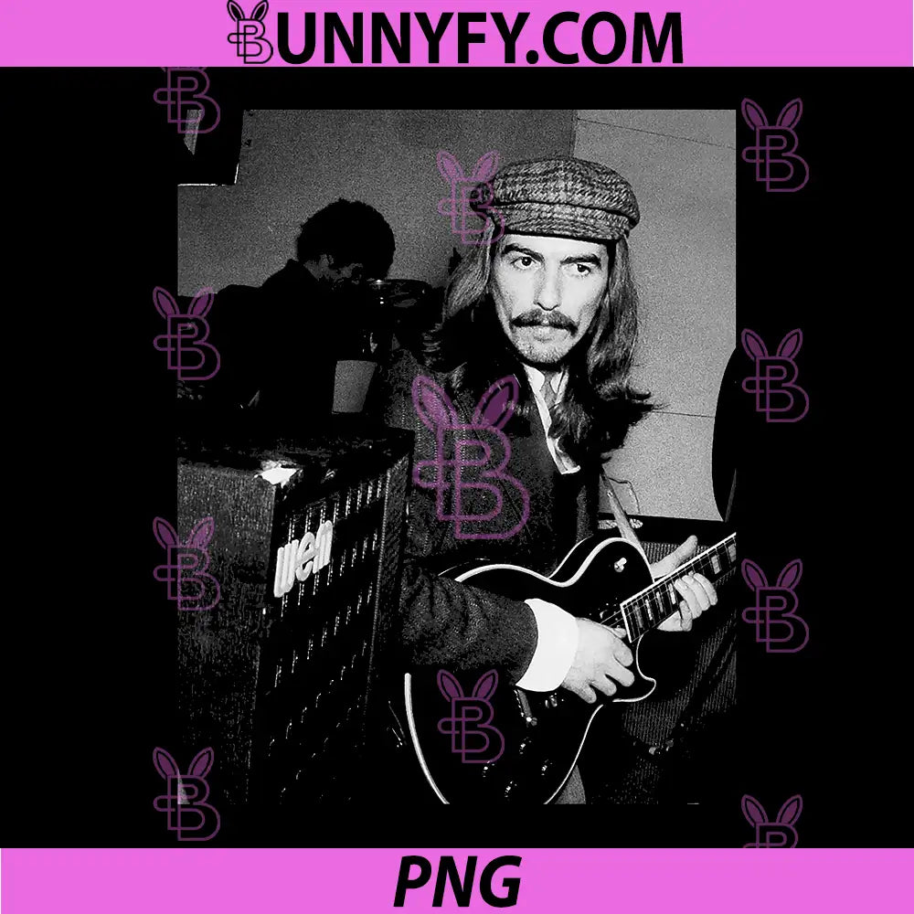 George Harrison PNG, The Beatles Abbey Road Era 1969 PNG