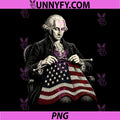 George Washington Knitting PNG, America Flag USA 4th of July PNG