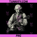 George Washington President Playing Guitar PNG, Retro Vintage PNG