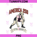 George Washington Wrestler America PNG, 250th Anniversary 1776 PNG