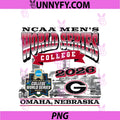 Georgia Baseball College World Series PNG, Hardwood Nil PNG